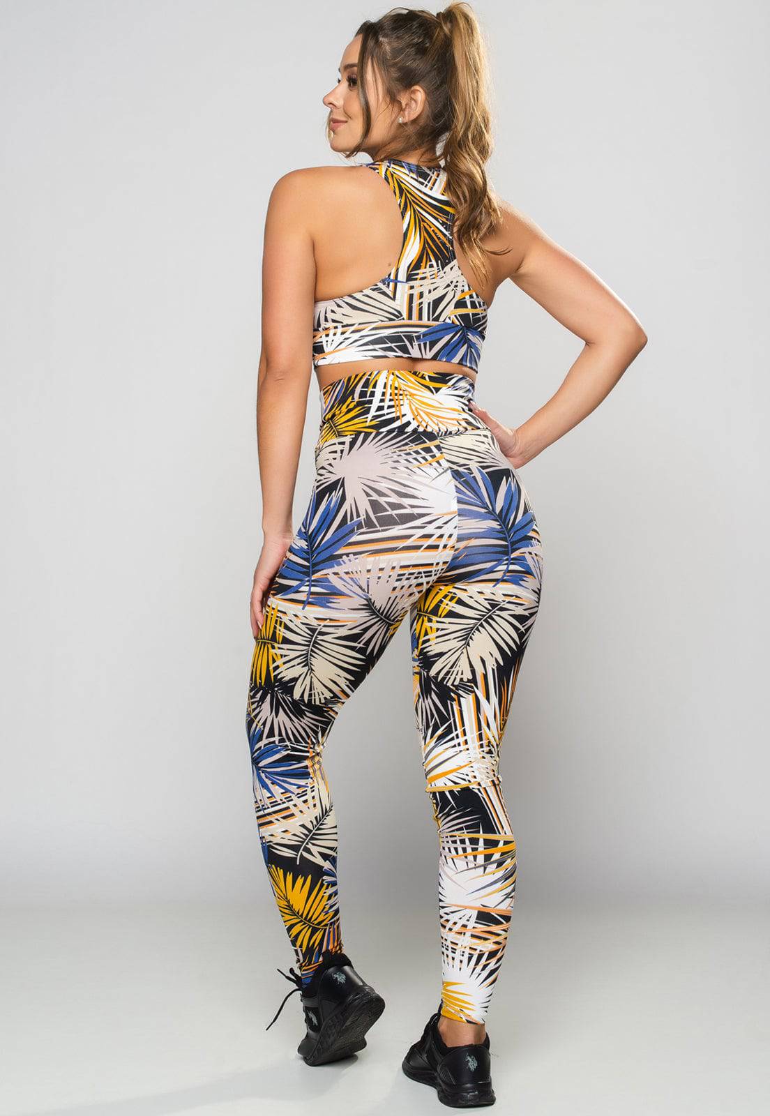 Calça Legging Cintura Alta Mandala - MVB MODAS