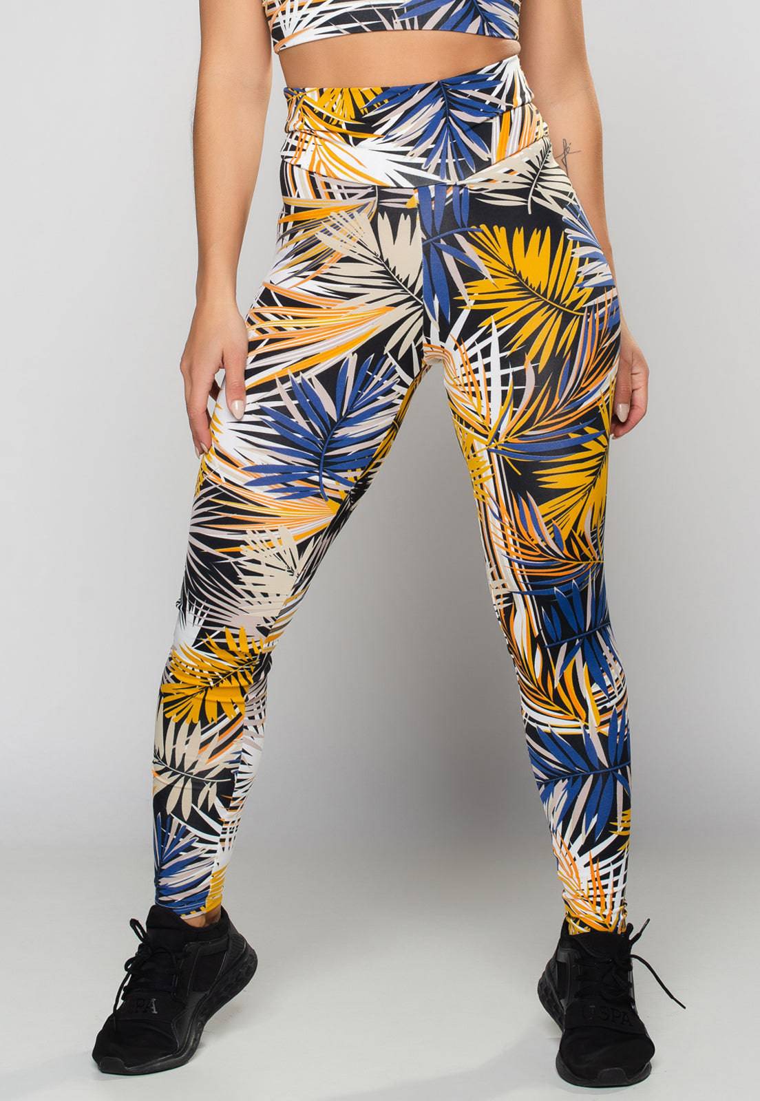 Calça Legging Cintura Alta Mandala - MVB MODAS