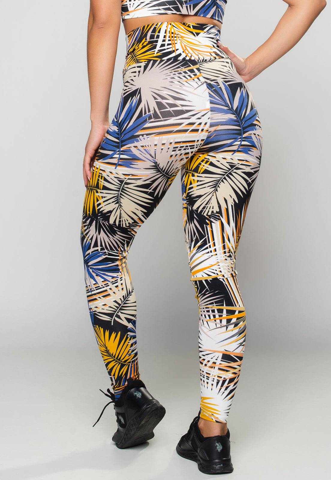 Calça Legging Cintura Alta Mandala - MVB MODAS