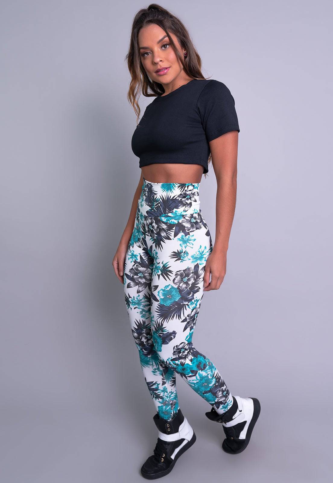 Calça Legging Cintura Alta Mandala - MVB MODAS