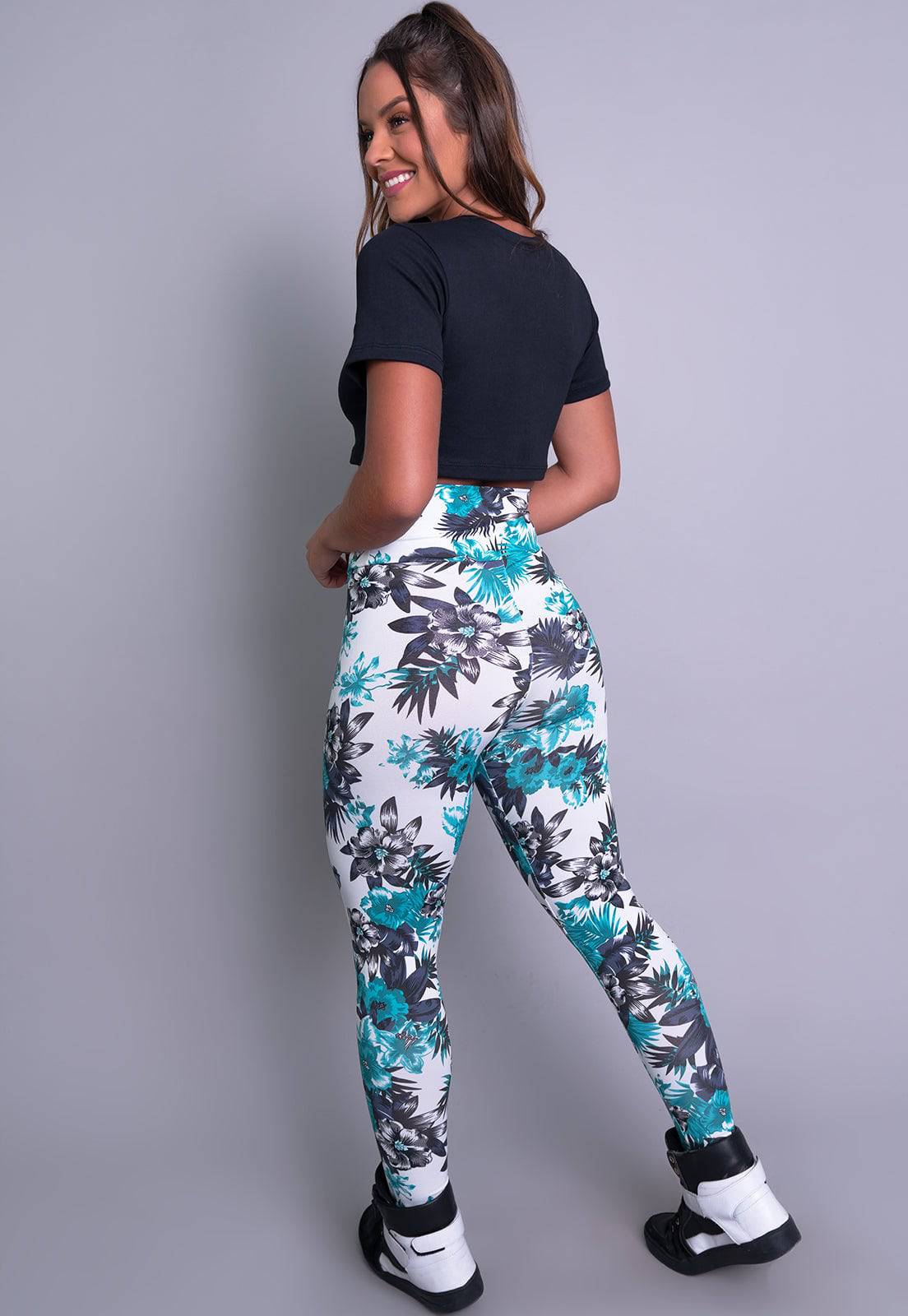 Calça Legging Cintura Alta Mandala - MVB MODAS