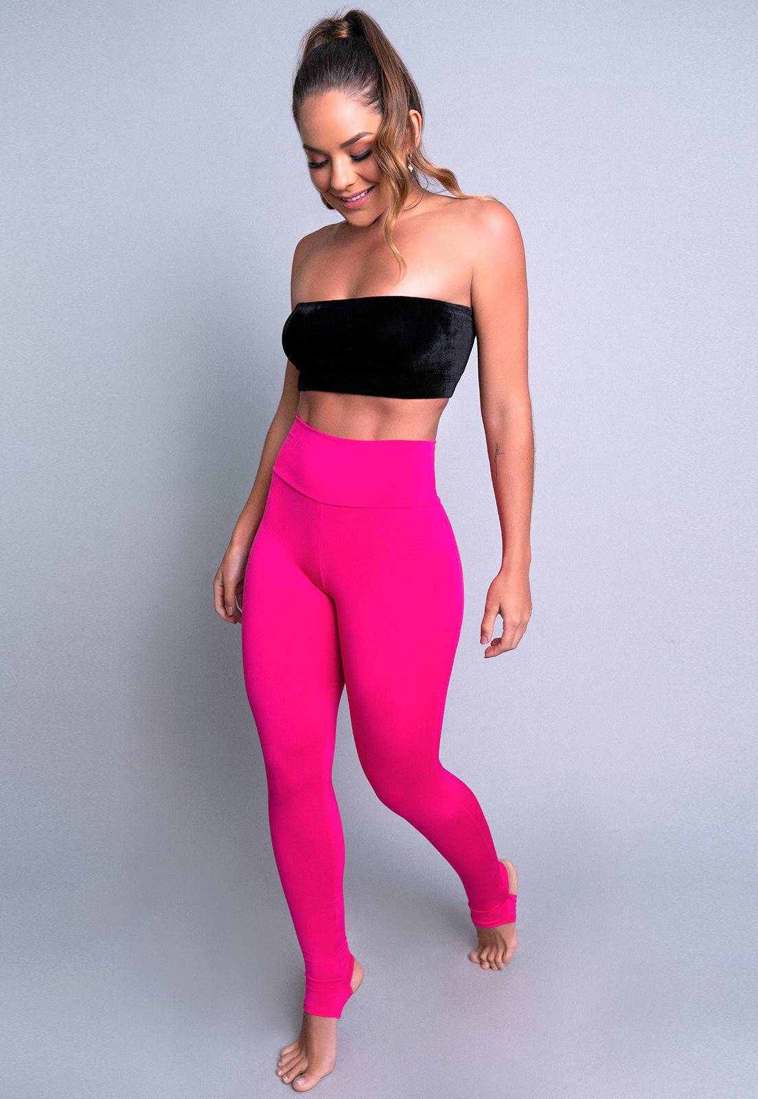 Calça Legging Pezinho Cintura Alta Cinza - MVB MODAS