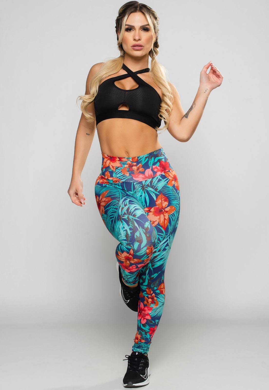 Calça Legging Empina Bumbum Suplex Amazônia - MVB MODAS