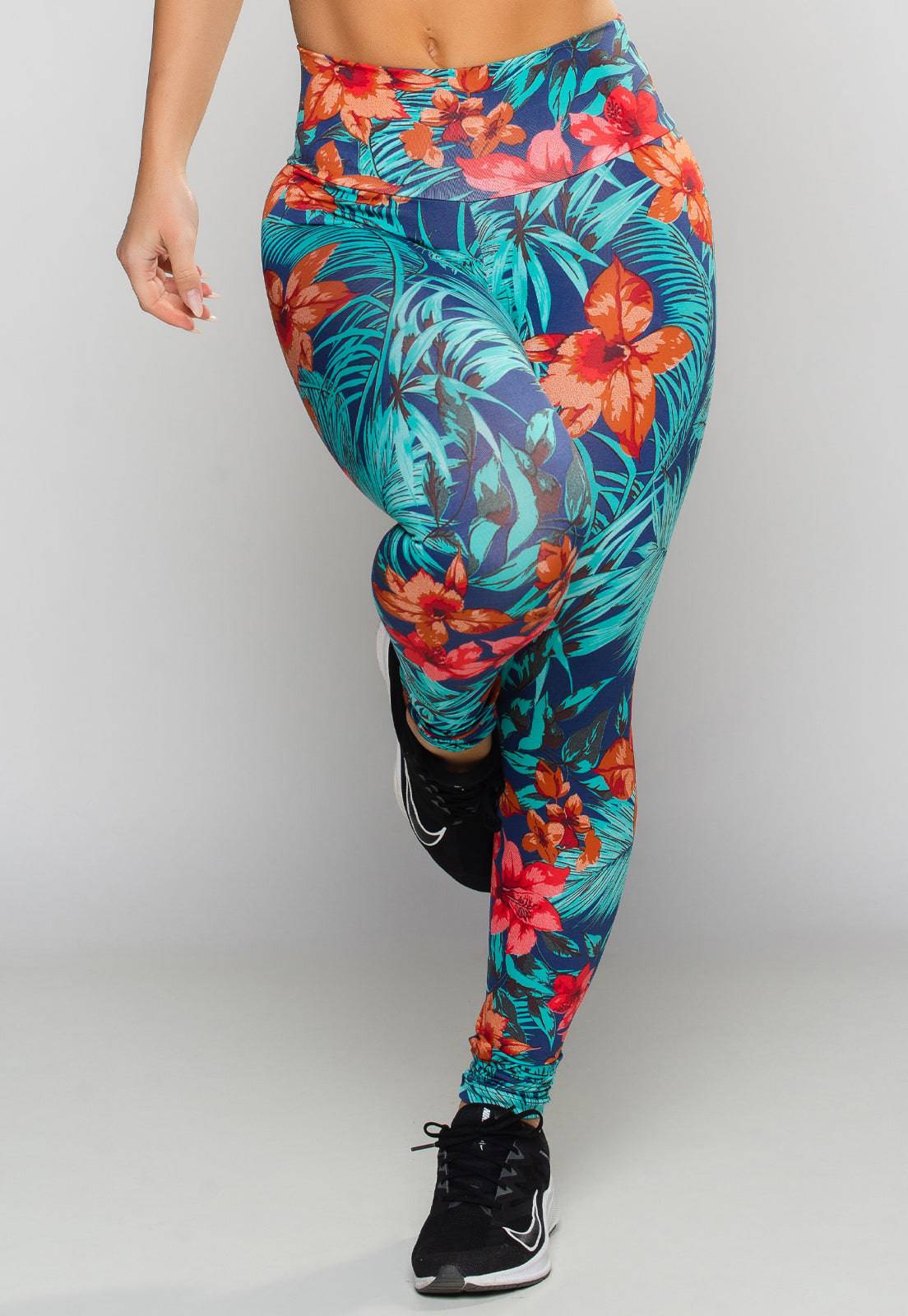 Calça Legging Empina Bumbum Suplex Amazônia - MVB MODAS