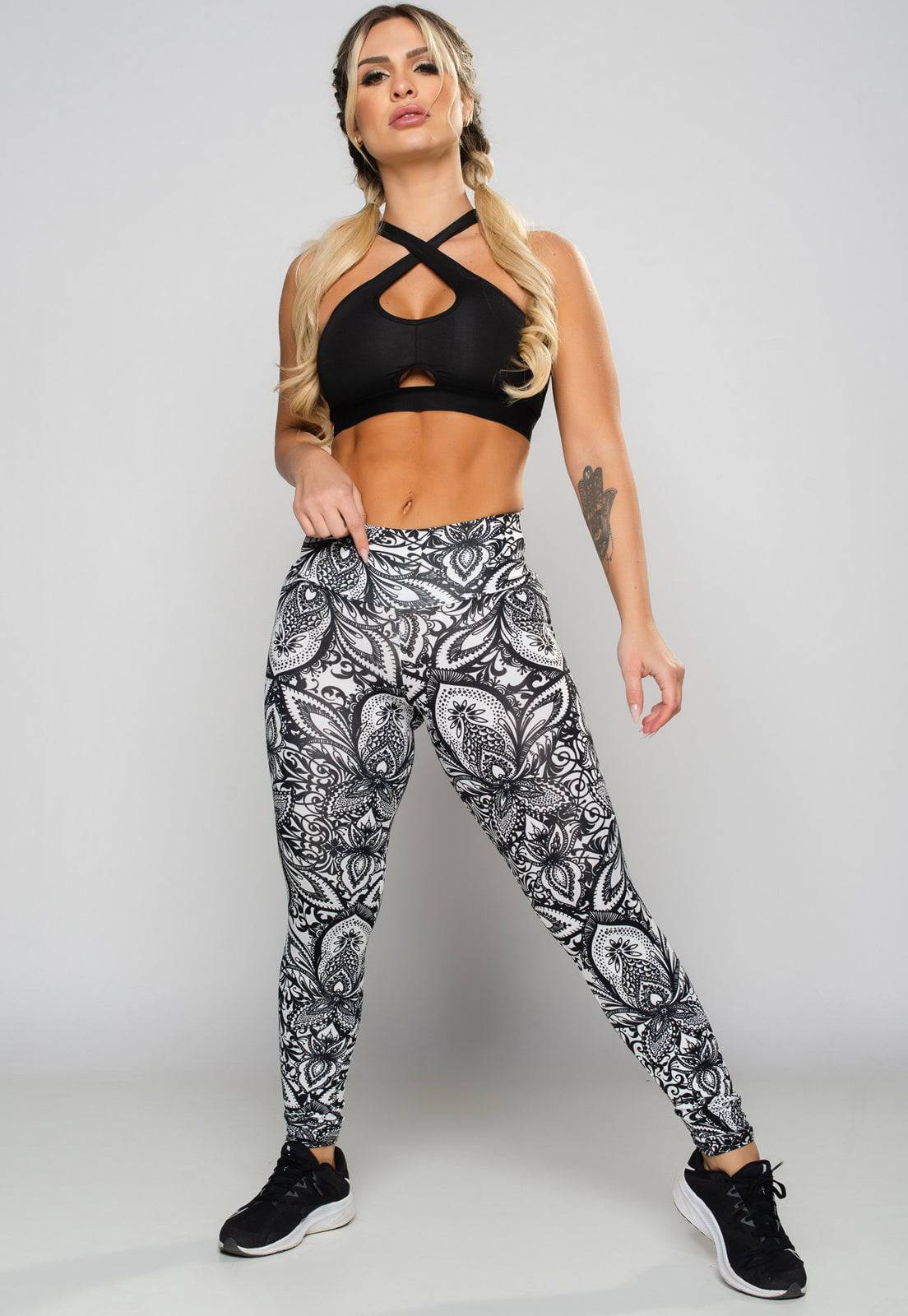 Calça Legging Empina Bumbum Suplex Mandala - MVB MODAS