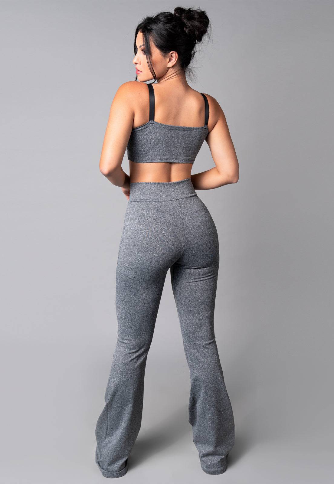 Calça Flare Pantalona Cintura Alta Mandala - MVB MODAS