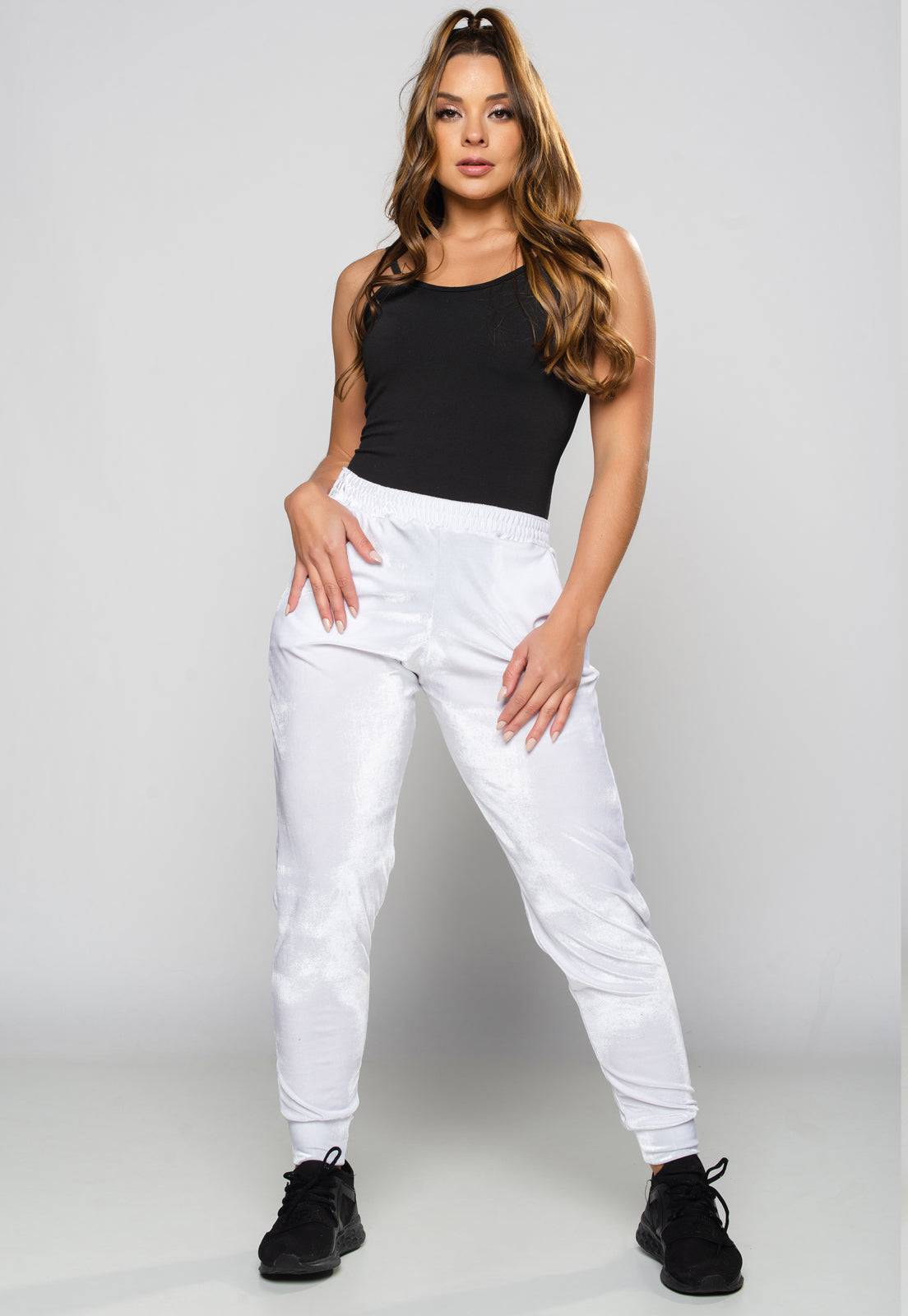 Calça Jogger Veludo Vinho - MVB MODAS