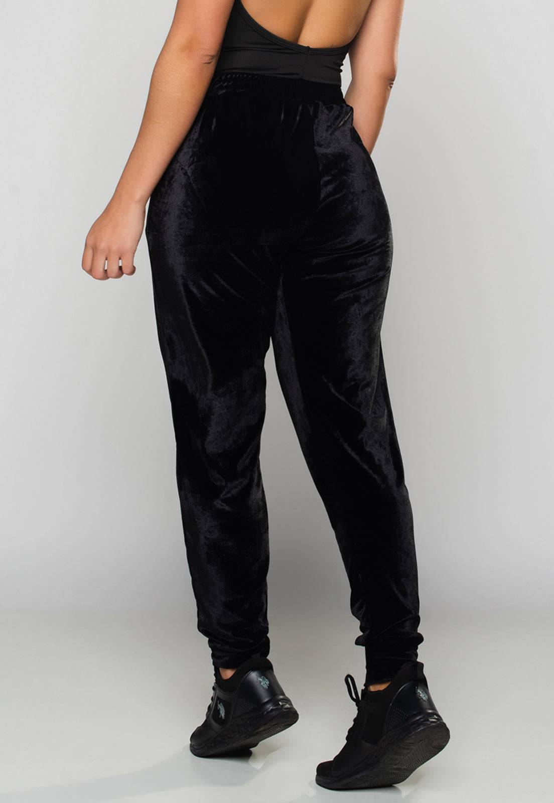 Calça Jogger Veludo Vinho - MVB MODAS