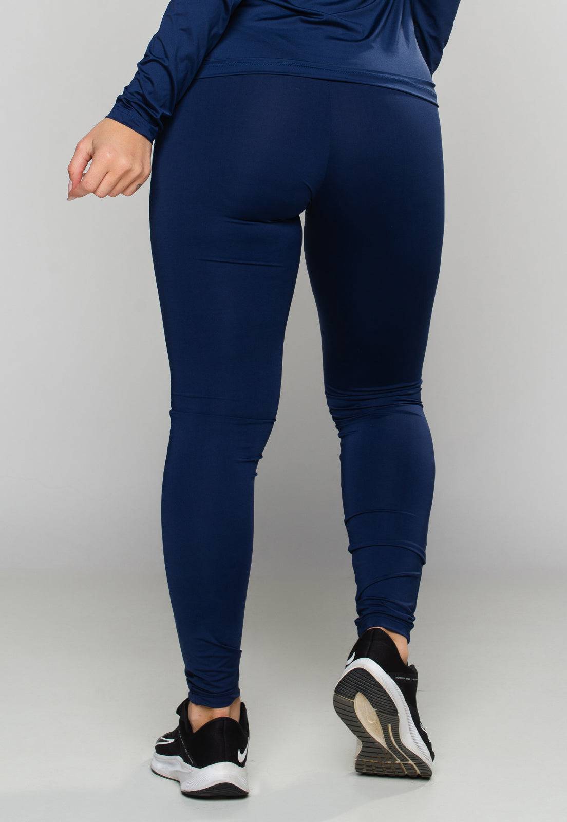 Calça Térmica Feminina Segunda Pele Proteção Uv 50+ Azul - MVB MODAS