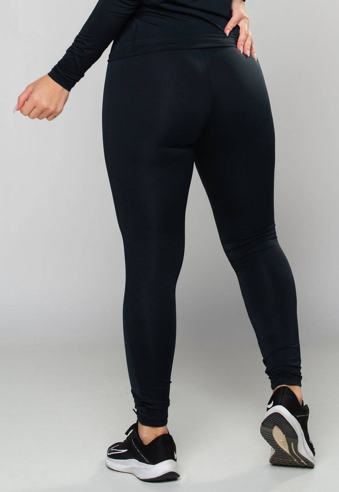 Calça Térmica Feminina Segunda Pele Proteção Uv 50+ Preto - MVB MODAS