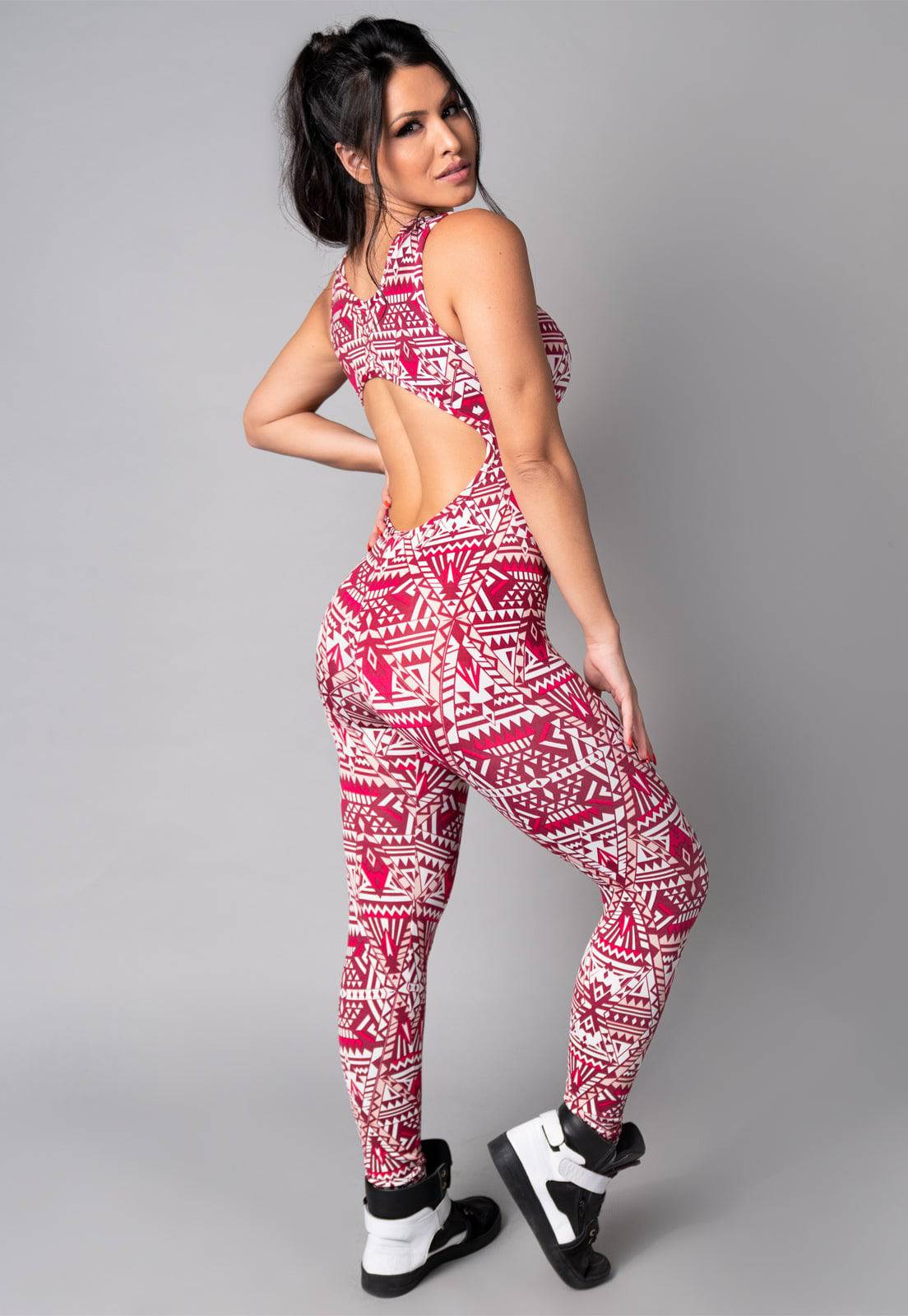 Macacão Longo Costa Nua Espelhado - MVB MODAS