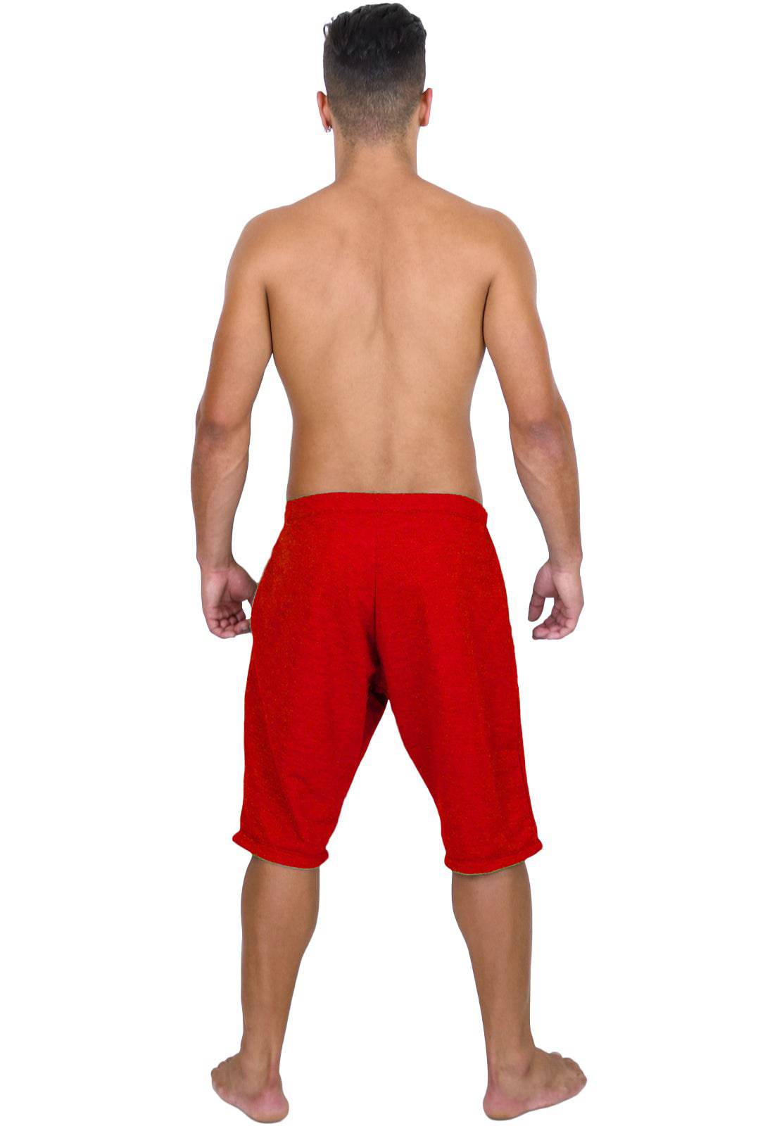 Bermuda Ribana Masculina Vermelho - MVB MODAS