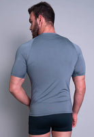 Camisa Térmica Masculina Manga Curta Segunda Pele Preta - MVB MODAS