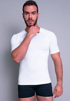 Camisa Térmica Masculina Manga Curta Segunda Pele Preta - MVB MODAS