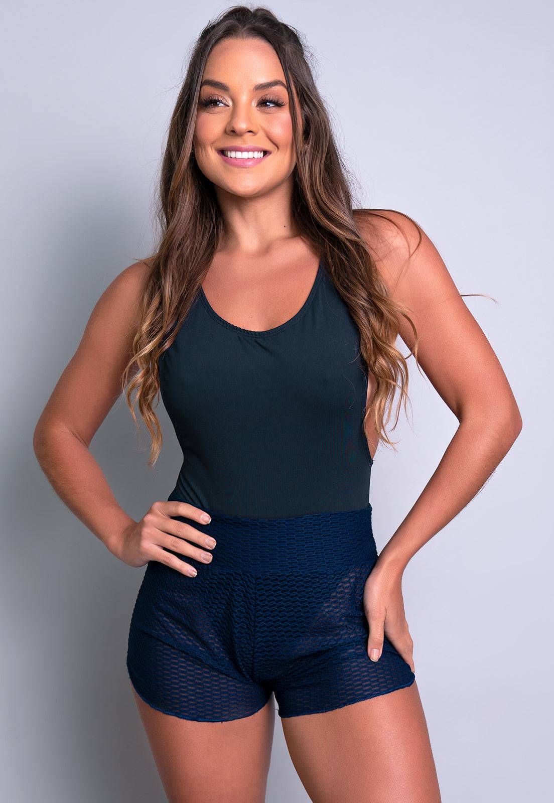 Short Saída De Praia Preto - MVB MODAS