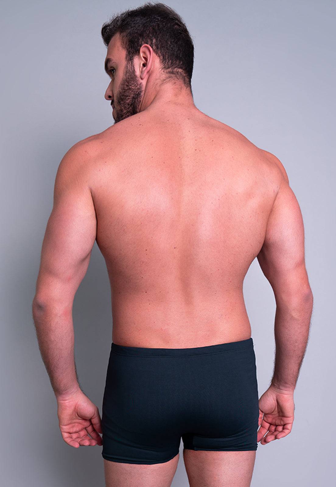 Sunga Boxer Short Lycra Azul - MVB MODAS