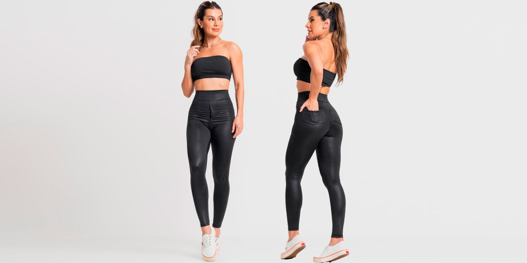 Calça Cirrê Disco Hot Pants: Brilho e Performance para o Outono 2025