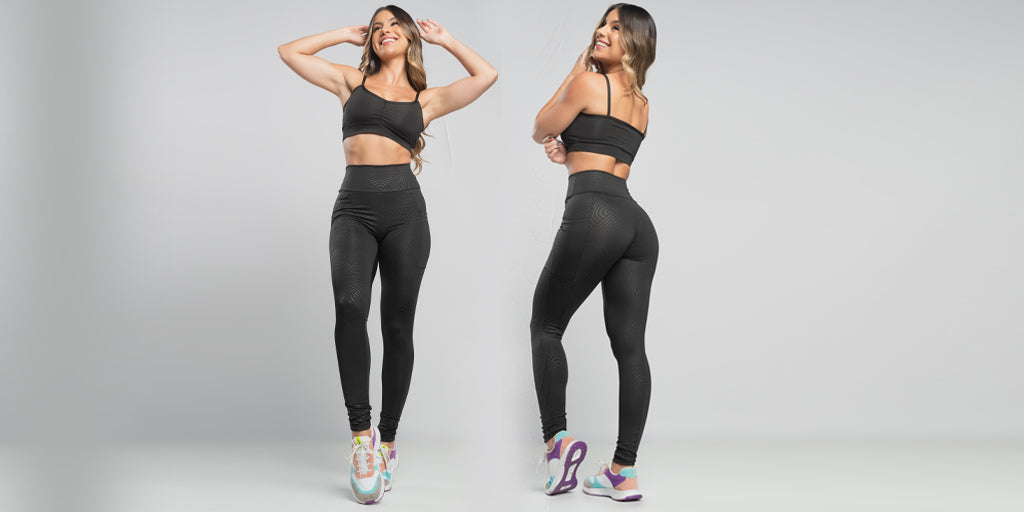 Desvendando o Estilo e Conforto: A Calça Fitness Cirrê Texturizada com Bolso