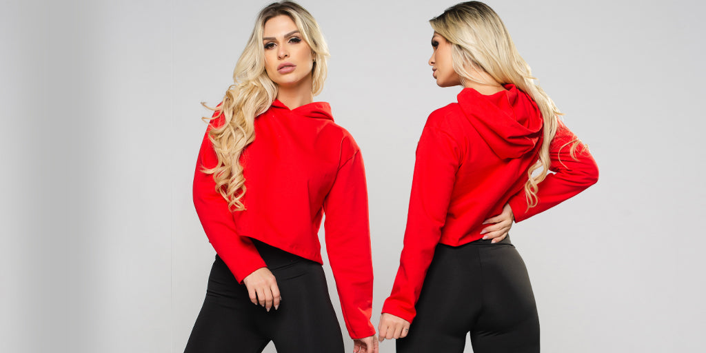 Cropped moletom - Conforto e estilo