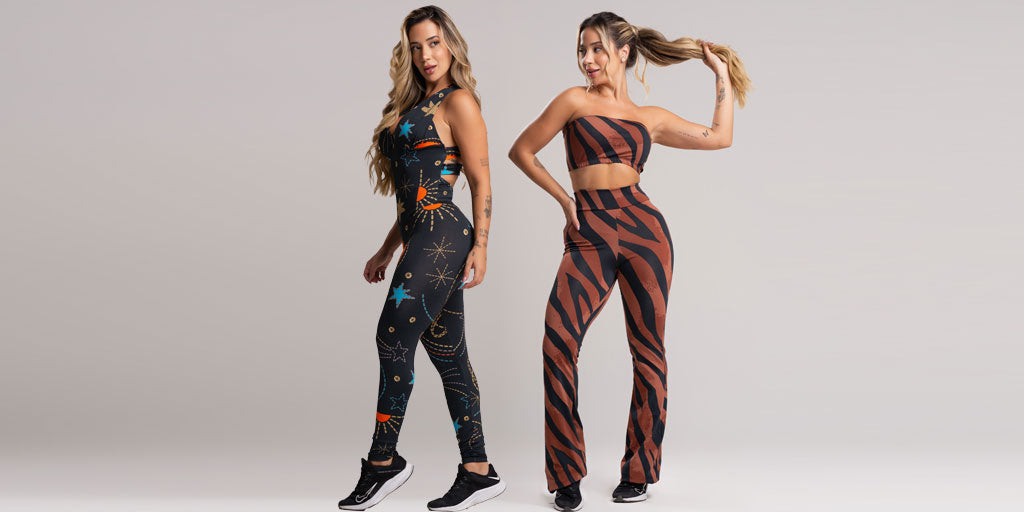 🐯 Nova Cápsula Safari & Cosmic: Estampas Imponentes na Coleção Fitness e Casual da MVB Modas