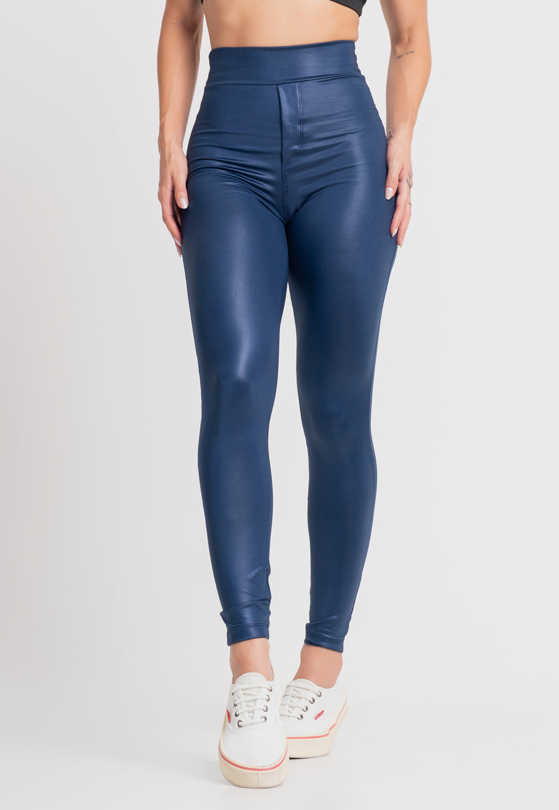 Calça Cirre Disco Hot Pants Azul - MVB MODAS