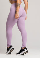 Calça Legging com Elástico Cintura Alta Feminina Poliamida Preto - MVB MODAS