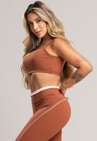 Top Alcinha Costas Nua Poliamida Pistache - MVB MODAS