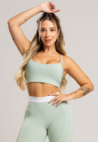 Top Duplo Alcinha de Regulagem Poliamida Preto - MVB MODAS