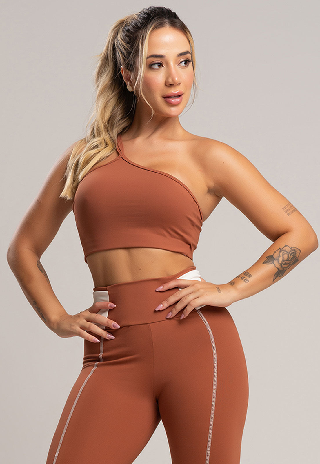 Top Cropped Duplo Alcinha Poliamida Preto - MVB MODAS