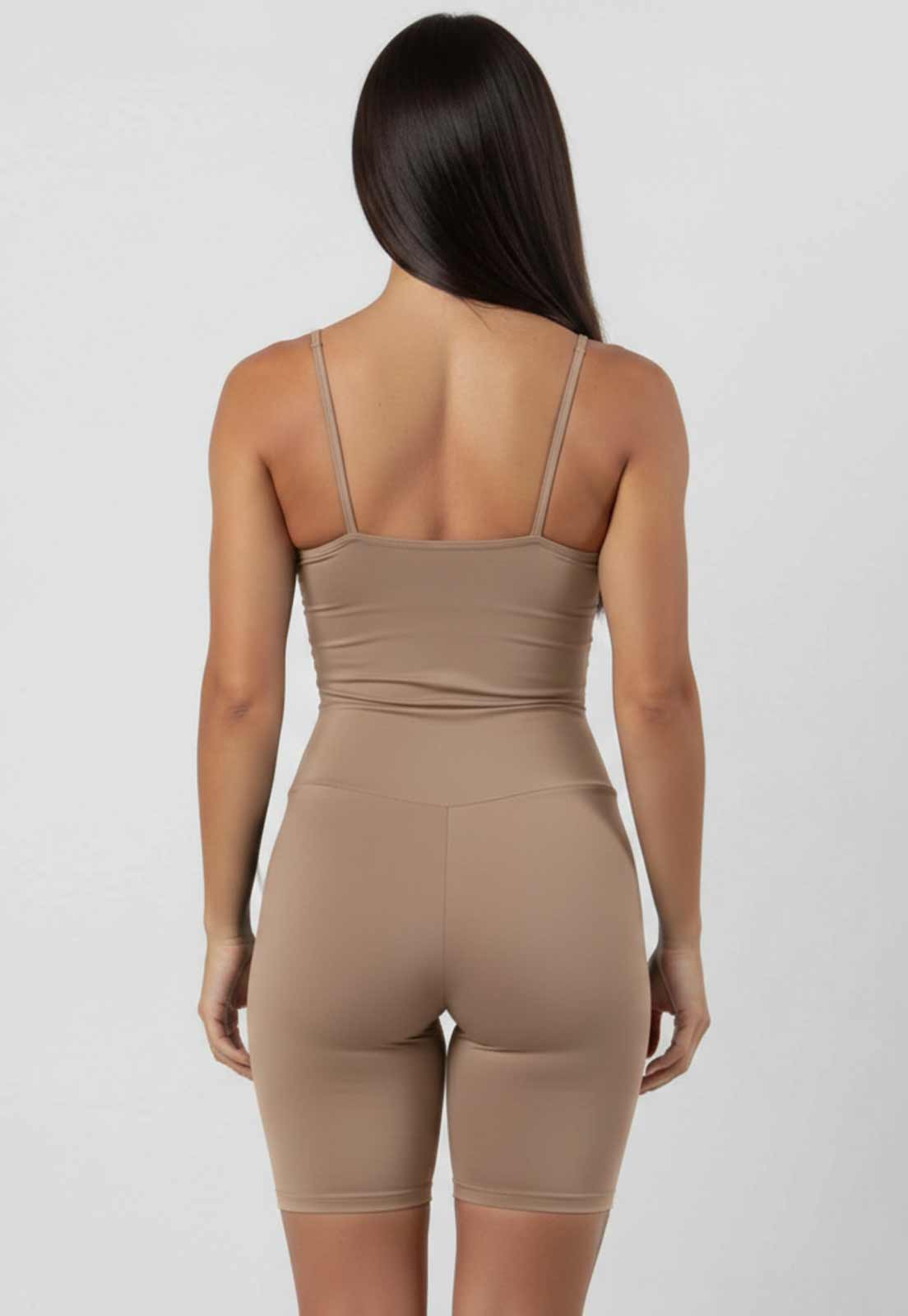 Macaquinho Anágua Segunda Pele Preto - MVB MODAS