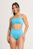 Biquíni Top Faixa Hot Pants Água - MVB MODAS