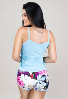 Pijamas Curto Blusa Regata E Short Doll - MVB MODAS