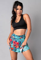 Short Saia Tapa Bumbum Estampado Amazônia - MVB MODAS