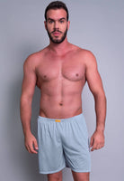Short Curto Pijama Malha Cinza - MVB MODAS